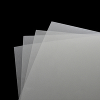 Feuille diffuseur PET givrée d'un côté, taille standard 1220x2440, épaisseur 0,25 mm, feuille PVC pour éclairage LED