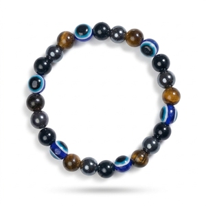 Pulsera <span class=keywords><strong>de</strong></span> Piedra Ojo <span class=keywords><strong>de</strong></span> Tigre - Pulsera <span class=keywords><strong>de</strong></span> Protección Energética <span class=keywords><strong>de</strong></span> Obsidiana y Turmalina Negra Natural <span class=keywords><strong>para</strong></span> Mujeres y Hombres, <span class=keywords><strong>Regalo</strong></span> <span class=keywords><strong>de</strong></span> <span class=keywords><strong>Amistad</strong></span> - Product Image 6