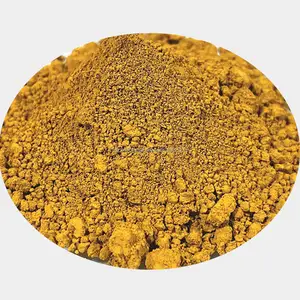 Colore collina pigmenti industria grado resistente al calore giallo ossido di ferro Fe2o3 in polvere per calcestruzzo