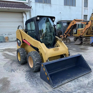 Chargeuses d'occasion bon marché EPA Caterpillar Cat246C 289D 277 Chargeuses à glissement d'occasion 3T Chargeuse compacte à roues pièce d'origine vente bon marché - Product Image 1