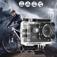 Caméra d'action pour activités de plein air, vente flash, 4K 1080P, grand angle 140 degrés, caméra sportive, prise en charge du WIFI, étanche