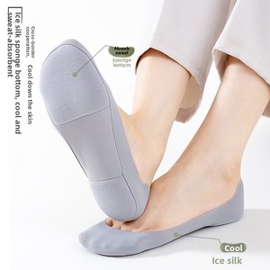 Woman <b>Socks</b> New Summer Ultrathin Solid Color Invisible No Show <b>Socks</b> Set Breathable Anti-slip <b>Socks</b> <b>Slippers</b> Casual - Product Image 4