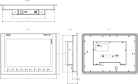 HYTECH SIEMENS Écran TFT 12 pouces KTP1200 SIMATIC HMI Panneaux de base à écran tactile/clavier 6AV2123-2MB03-0AX0