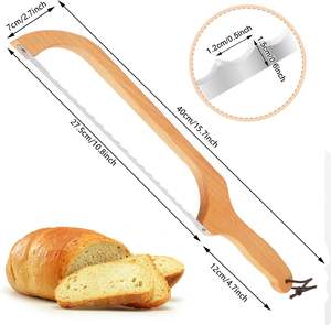 Cuchillo para Pan de Levadura de Madera de 16 Pulgadas de Alta Calidad al por Mayor con Diseño de Arco, Cortador Premium - Product Image 5