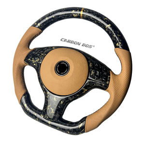Volante de Fibra de Carbono Forjado con Alcántara para <span class=keywords><strong>BMW</strong></span> <span class=keywords><strong>E46</strong></span> M3 <span class=keywords><strong>Touring</strong></span> Interior Coupw 320i 325i <span class=keywords><strong>328i</strong></span> 330i Ci Xi 2001 2002 2004 2005 - Product Image 3