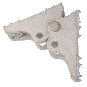 Support de poteau Quan Pham B galvanisé, supports de haute qualité ASTM A-153 avec six boulons de machine de 3/4 po de diamètre, vente en gros 2026 - Product Image 1