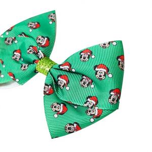 Set de 7 Lazos para el Cabello para Niñas, con Licencia Oficial, de 4 Pulgadas, Cinta de Alta Calidad, Accesorios para el Cabello de Navidad, Regalo Perfecto para Princesitas - Product Image 1