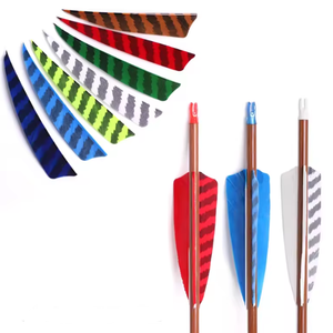 Trái Phải cánh Parabol lá chắn rắn barred bắn cung mũi tên Thổ Nhĩ Kỳ tự nhiên bắn cung lông fletching 3inch 4inch - Product Image 6