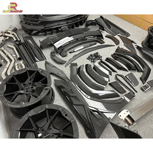 Kit carrosserie complet en fibre de carbone pour <span class=keywords><strong>Lambo</strong></span> URUS, dernière génération Mansori Gen 3, avec roues, pare-chocs, capot, ailes, échappement - Product Image 5