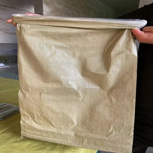 Qisheng Plastic Gray Double Layered Woven Bag 50gsm With Inner Lining Waterproof For Trash And Storage - Product Image 2