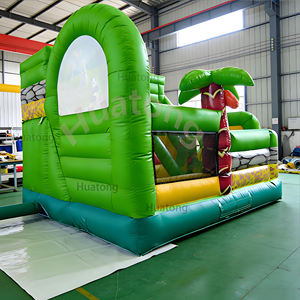 Lion Outdoor Party Jumpers Trampoline Hupfburg Château plein d'entrain pour enfants et toboggan Animaux Château gonflable dans la <span class=keywords><strong>jungle</strong></span> - Product Image 6