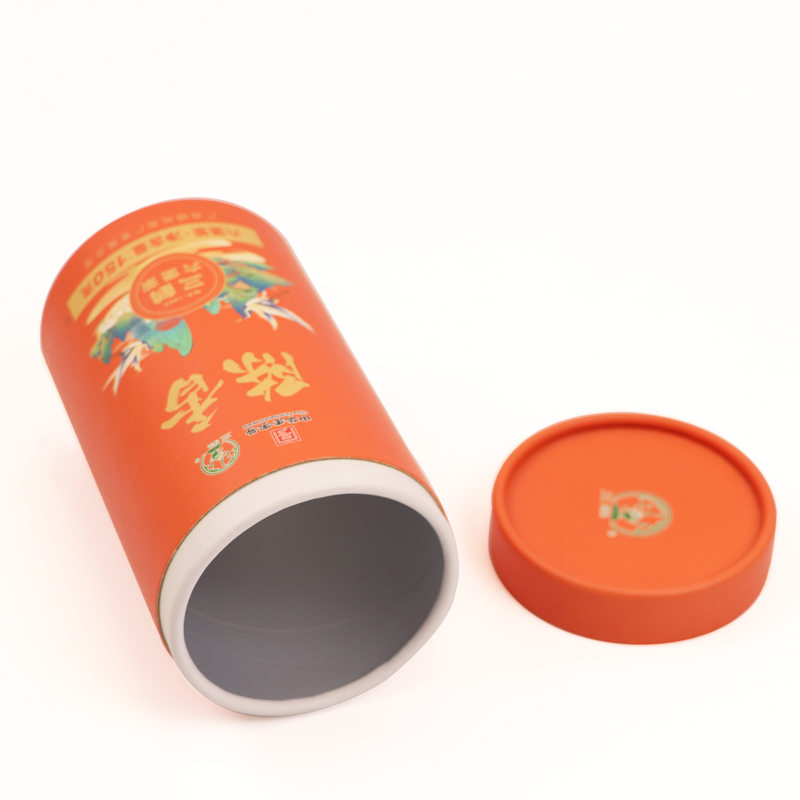 Custom Printing Food Grade Cardboard Paper Herbal Tea Tube Packaging Box