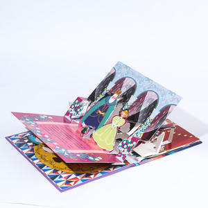 Cutomizaton fabricación a todo Color ambiental soja tinta impresión tablero personalizado solapa libros para niños Pop Up 3D <span class=keywords><strong>libro</strong></span> - Product Image 4
