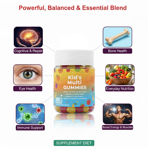 Vegan Çocuk Multivitamin Jelibonları Organik, <span class=keywords><strong>D</strong></span>, C ve K Vitaminleri ile, Yeni Yürümeye Başlayan Çocuklar İçin Gerçek Meyveli Jelibon Vitaminler, Tam Gıda Multivitamin - Product Image 4