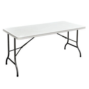<span class=keywords><strong>Table</strong></span> <span class=keywords><strong>de</strong></span> pique-nique <span class=keywords><strong>pliante</strong></span> en plastique HDPE blanc extérieur populaire <span class=keywords><strong>de</strong></span> 5 <span class=keywords><strong>pieds</strong></span> pour jardin en utilisant - Product Image 1