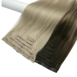 Légères et polyvalentes, les extensions de cheveux russes ondulées invisibles à clipser ajoutent une volume naturel et un style flexible grâce à des cheveux véritables. - Product Image 1