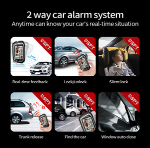 CASUS Araç Alarmı LCD FM Turbo Zamanlayıcı İmmobilizer Evrensel Programlanabilir Uzaktan Kumanda Motor Çalıştırma Durdurma Uygulama Kontrolü Corolla'ya Uyar - Product Image 3