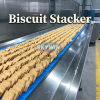 Machine à empiler les biscuits haute efficacité pour biscuits durs, biscuits mous, gaufres et biscuits de type cookie