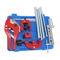 Ensemble d'expansion et de coupe de 9 pièces extenseur de tuyau adapté aux outils de réparation de climatisation de voiture outils de réparation de climatisation