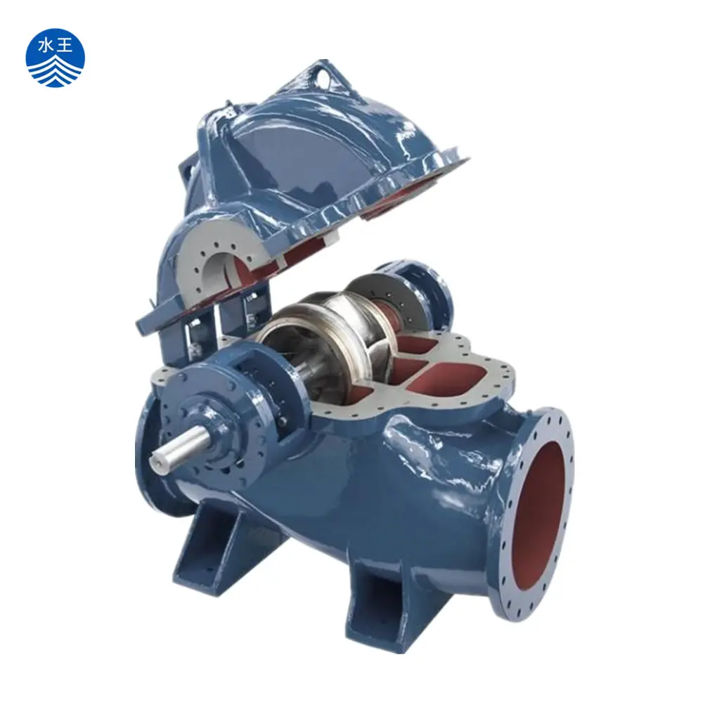 Pompe a doppia aspirazione di grande capacità pompa idraulica centrifuga a cassa divisa orizzontale monostadio
