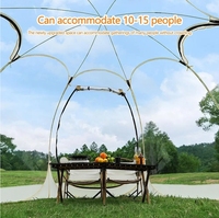 Outdoor Camping 8-Personen PVC Pop-up Transparentes Kuppelzelt für den Großhandel