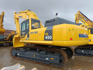 Pelleteuse hydraulique sur chenilles Komatsu PC450-8 d'occasion Pelleteuse à grands godets de 45 tonnes avec moteur et pompe d'occasion multifonctionnalité - Product Image 2