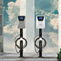 TIMEYES ST-E314 OEM Factory New 11kW/22kW Station de recharge pour véhicules électriques Type 2 16A/32A 3 phases Wallbox Certifiée TUV UKCA CE