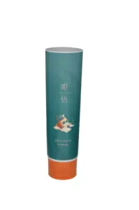 Wholesale Customized Extrusion Layer Tubes White Laminated Cosmetic Hand Cream Lotion Soft Tube Squeeze Plastic Tubes