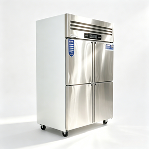 Sistema de Refrigeración de Alta Eficiencia, Refrigerador Comercial y Doméstico Antioxidante con Funcionamiento Estable y Larga Vida Útil, Diseño de Cuatro Puertas - Product Image 5