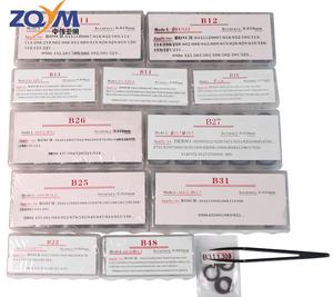 ZQYM 555 adet dizel yakıt enjektörü yedek parça şimler kitleri <span class=keywords><strong>Bosch</strong></span> Denso enjektör için conta paslanmaz çelik şimler ayarlama - Product Image 3