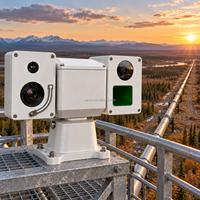 Compressorstationbeveiliging PTZ thermische camera met bewegingsdetectie voor langeafstandsperimeterbewaking van olie- en gasinstallaties