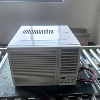 Climatiseur de fenêtre solaire hors réseau tout-en-un, refroidissement et chauffage par onduleur AC/DC pour la maison