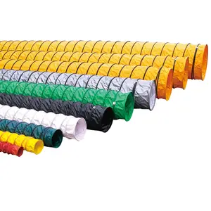 定制PVC织物风管供气和排气柔性鼓风机风管