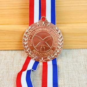 Medalla Conmemorativa de la Asociación Académica de la Sociedad Escolar, Diseño en Relieve de Espigas de Trigo y Estrellas, Grabado de Logotipo, Metal Duradero - Product Image 6