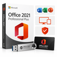 Microsoft Office 2021 Professional Plus USB Logiciel de bureau pour PC Windows Documents, feuilles de calcul et présentations