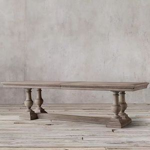 <span class=keywords><strong>Table</strong></span> à manger <span class=keywords><strong>carrée</strong></span> en <span class=keywords><strong>bois</strong></span> massif pour <span class=keywords><strong>8</strong></span> <span class=keywords><strong>personnes</strong></span>, design français, style vintage, emballée avec du mousse et du <span class=keywords><strong>bois</strong></span>, montage facile - Product Image 5