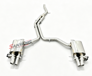 Valvetronic ท่อไอเสียสำหรับรถ <span class=keywords><strong>Audi</strong></span> A6 C7 A7 C8 2.0T 2012-2025 Sus304ท่อไอเสียแบบ catback ออกแบบโดยโรงงาน <span class=keywords><strong>RS</strong></span> - Product Image 3