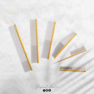 <span class=keywords><strong>Pettine</strong></span> Professionale in Acciaio Inossidabile <span class=keywords><strong>per</strong></span> la Toelettatura del <span class=keywords><strong>Sottopelo</strong></span> dei <span class=keywords><strong>Cani</strong></span> - Product Image 4