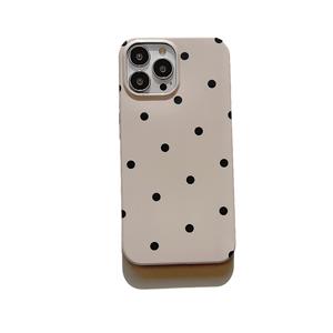 Custodia per telefono con motivo a pois IVANHOE carina adatta per <span class=keywords><strong>iPhone</strong></span> 16 14 13 <span class=keywords><strong>12</strong></span> 11 15 Pro Max <span class=keywords><strong>cover</strong></span> posteriore protettiva in <span class=keywords><strong>silicone</strong></span> - Product Image 5
