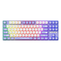 Clavier sans fil ergonomique antidérapant, étanche, anti-poussière, silencieux, pour un travail de bureau longue durée
