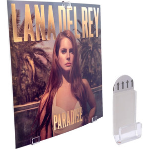 6 Bộ Wall Mount tự dính rõ ràng Acrylic Vinyl record DVD album hiển thị <span class=keywords><strong>Hanger</strong></span> chủ - Product Image 3