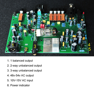 Amplificador de Micrófono de Tubo de Doble Canal DIY, Carcasa de Metal y Plástico, Conectividad USB, Sonido Envolvente Profesional - Product Image 3
