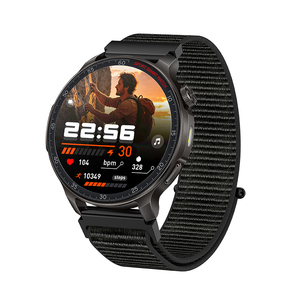 Bracelet de montre en acier DSM11 HT48, connexion Bluetooth, batterie 1000 mAh, étanche 3 ATM, lampe de poche, écran IPS 1,46 pouces, sport - Product Image 6