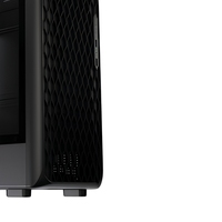 Casing PC TDRY100 Hitam M-ATX ITX Kaca Temper Gaming