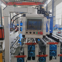 Máquina Formadora de Tejas de Acero TR4+TR5 IBR de Doble Capa, con Motor, Bomba y Control PLC, Alta Seguridad, 220/380V, Espesor de 0.3-0.8mm
