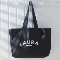Sac fourre-tout en toile écologique avec logo personnalisé, bandoulière réglable et poignée, taille personnalisée pour les voyages