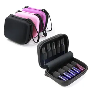 Fumao Essential Oil Carrying Organizer StorageためCase 10 Roller Bottles 5/10/15/20ミリリットルとSmallボトル挿入