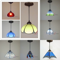 Vente en gros et vente directe d'abat-jour à souder en mosaïque de couleur dans le style Tiffany Lustres à LED de 12 pouces