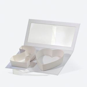 Cajas de Regalo Blancas para el Día de San Valentín con Diseño Nuevo y MOQ Bajo Disponible, Empaque para Flores - Product Image 4