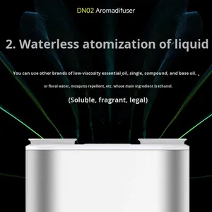 Hot Sale Dual-spray Metal Aroma Diffuser USB Rechargeable 20ML Capacity Automatic Aromatherapy Machine Essential Oil - Product Image 3